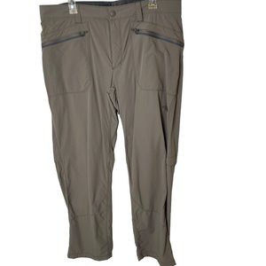 The North Face Taupe Green Hiking Outdoor Trail Pants in‎ Size 36